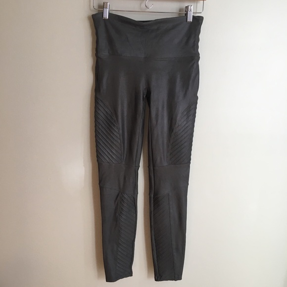 Spanx Faux Leather Motto Leggings - Picture 3 of 8